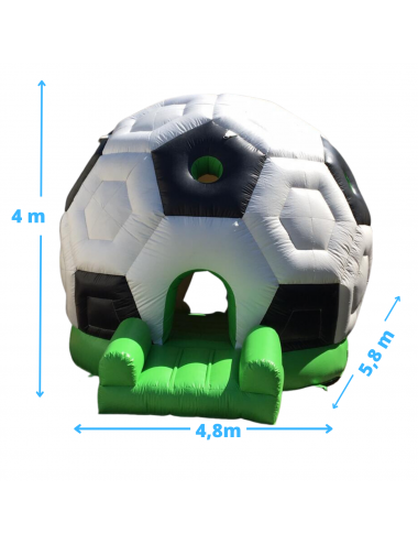 DIY pour anniversaire foot : invitation en forme de ballon