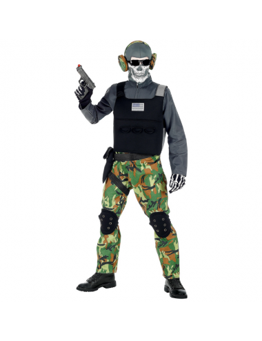 Child costume Skeleton Soldat