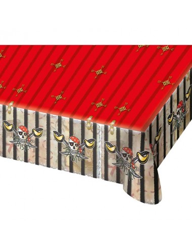 Nappe Rouge Pirate 130x180 cm