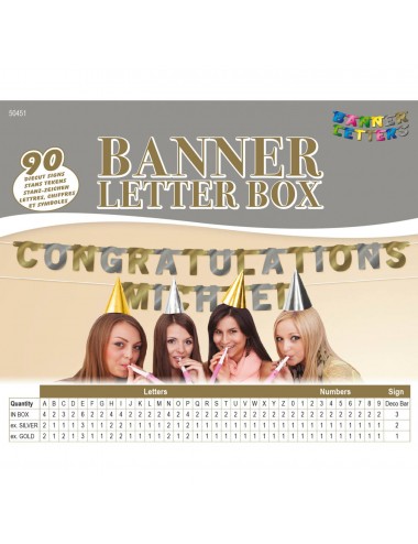 Banner Letter Box Set...