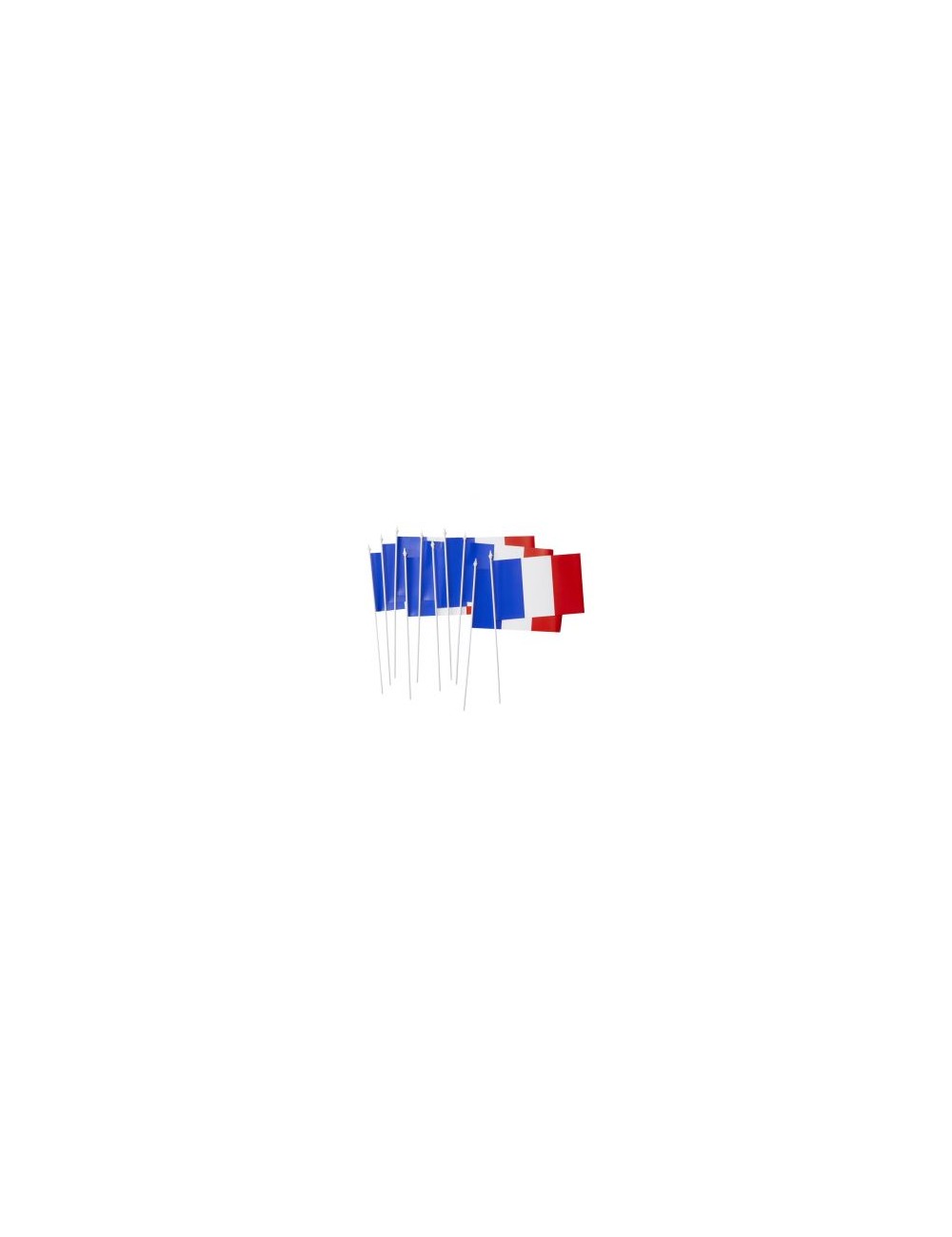 Sachet de drapeaux plastique de la France