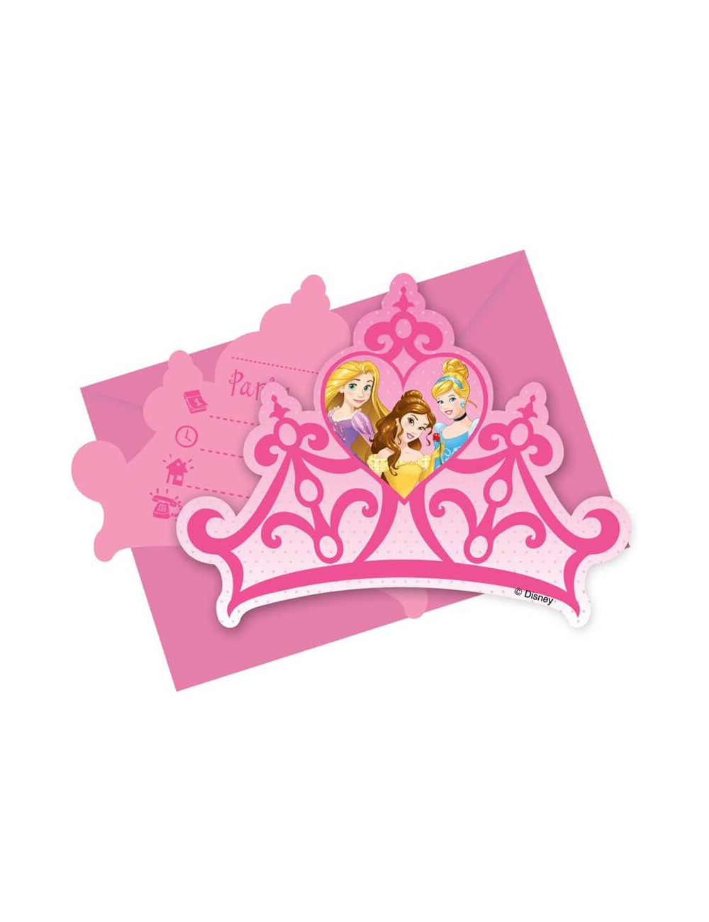 Diadème de princesse rose et argent - Jour de Fête - Princesses ou