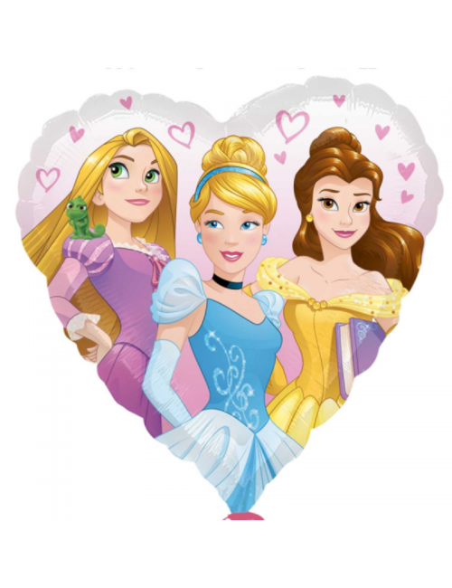Ballon cœur Princesses Disney