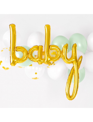 Golden "Baby" balloon