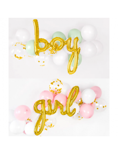 Golden "Boy" balloon