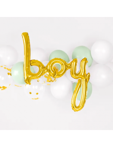 Golden "Boy" balloon