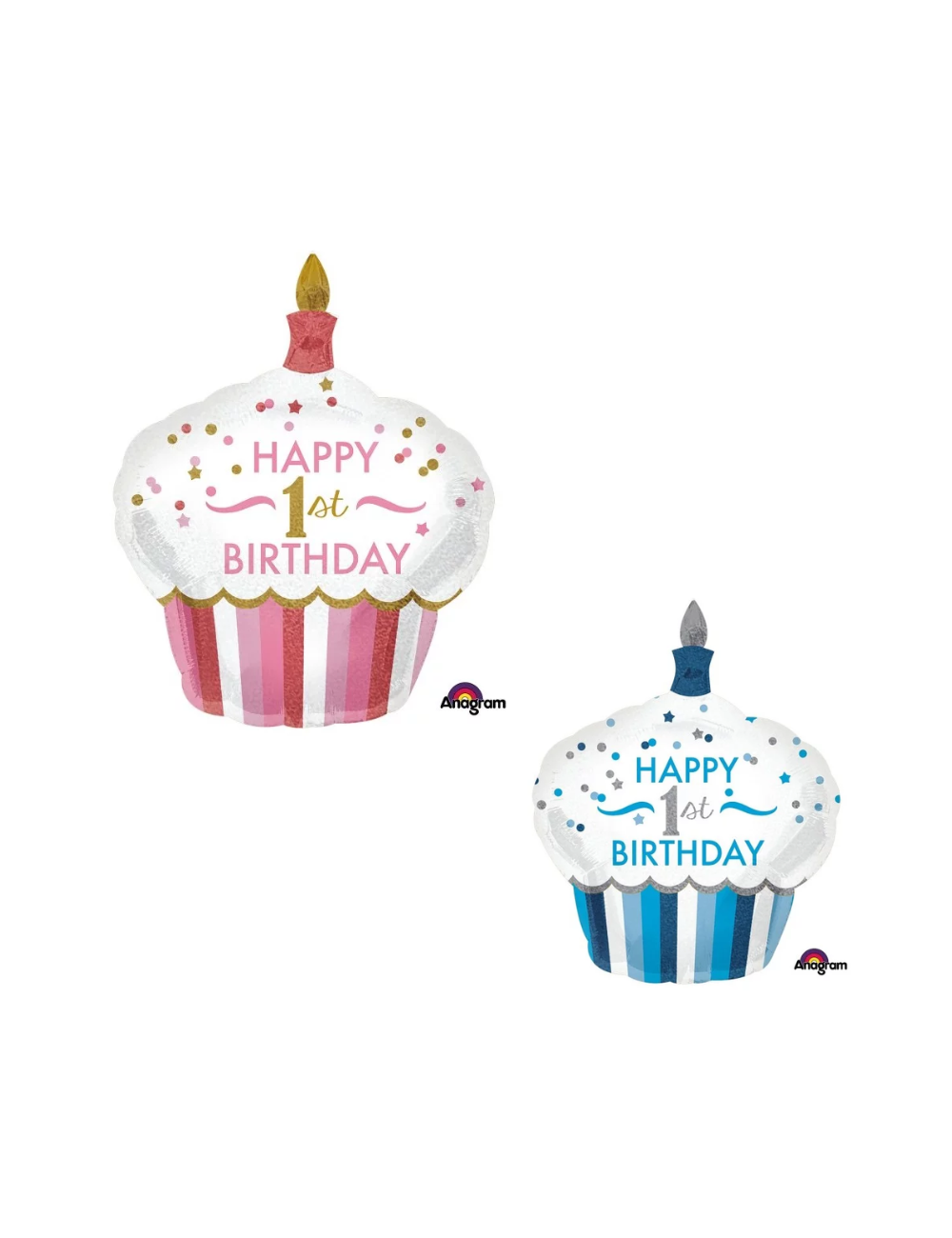 22 pièces licorne gâteau Topper Kit nuage arc-en-ciel ballon