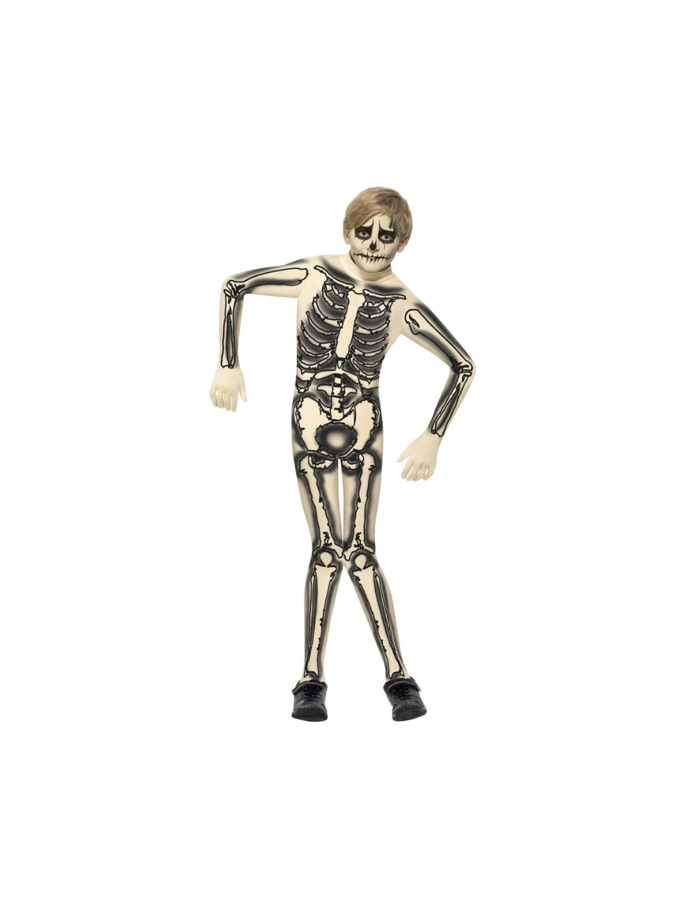 Déguisement seconde peau squelette enfant - Halloween