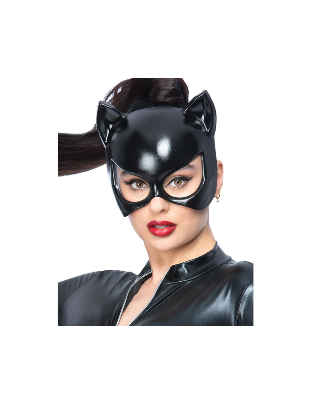 Demi masque chat noir