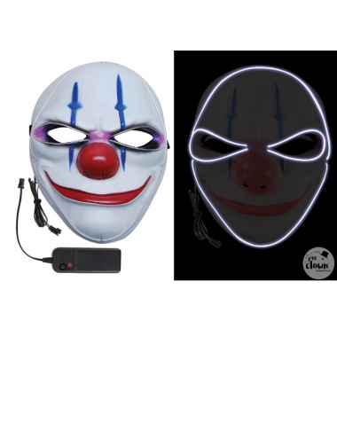 Masque lumineux Clown