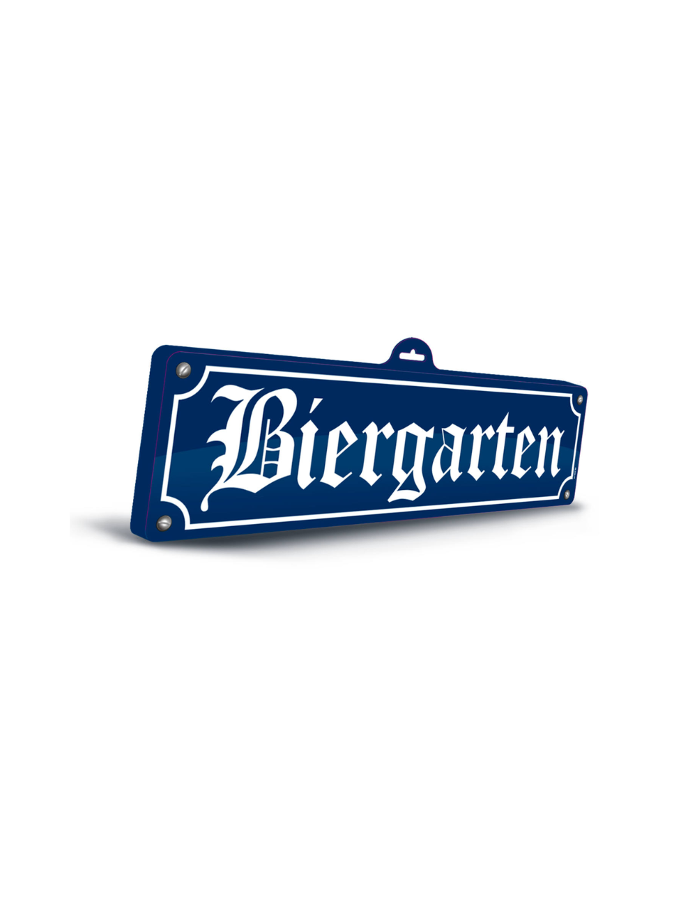 Panneau "Biergarten"