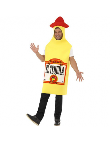 Adult costume tequila bottle