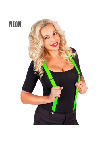 Neon elastic suspenders