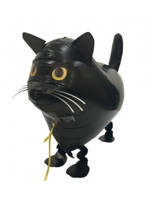 Ballon (air walker) marcheur chat en alu 