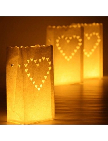 Paper candle holders