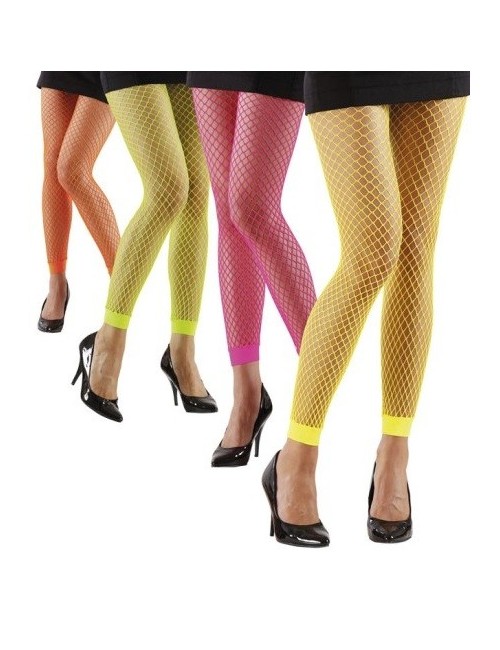 Neon Fishnet tights