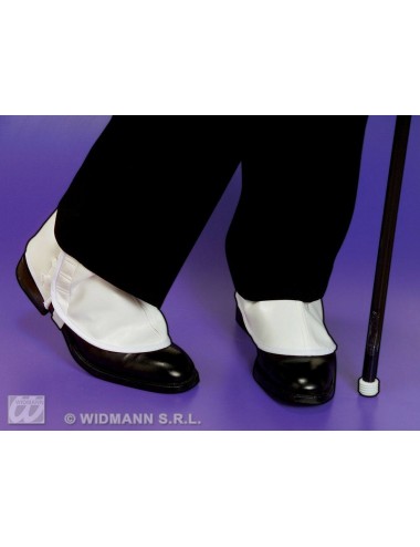 White gaiters for shoes