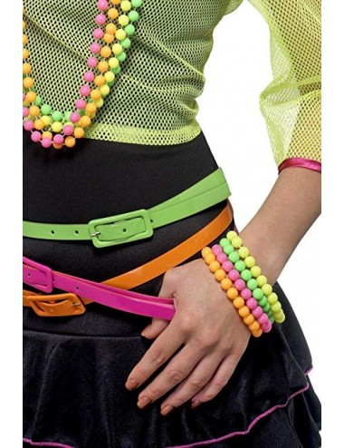 Set of 4 Neon Bracelets