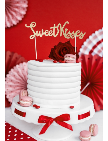 Cake Topper "Sweet Kisses"...