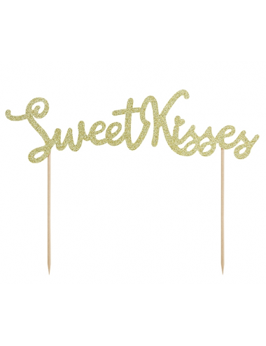 Cake Topper "Sweet Kisses"...