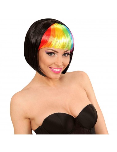 Rainbow Fringe Wig