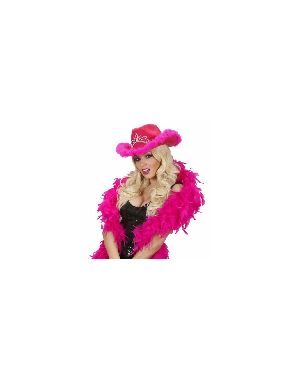 Pink Cow Boy Hat