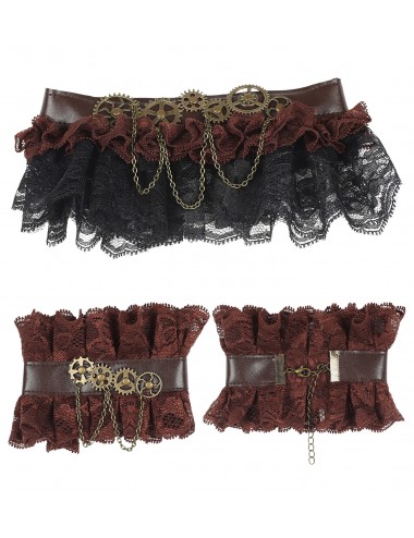 Steampunk lace accessories