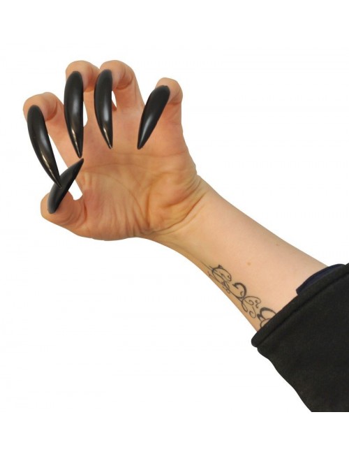 Witch black nails