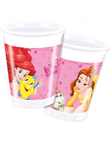 8 Disney Princesses Cups