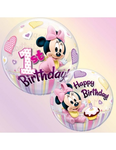 Bubble 1rst Birthday Minnie