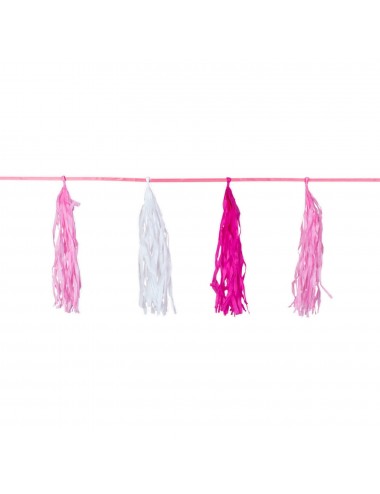 Garland with Fringes - Pink...