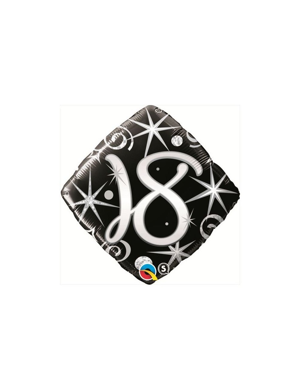 CANON A CONFETTIS - Joyeux anniversaire noir et blanc (38cm)