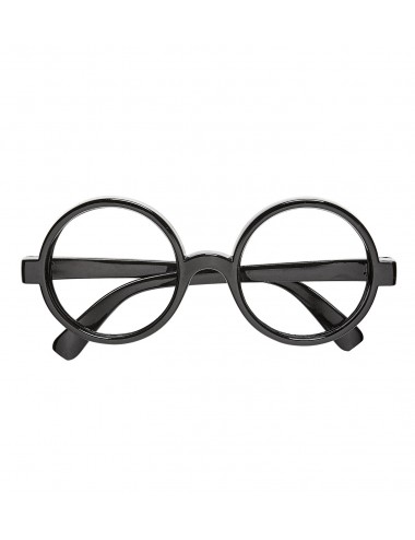 Round black glasses
