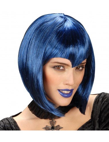 Blue Gothic Wig