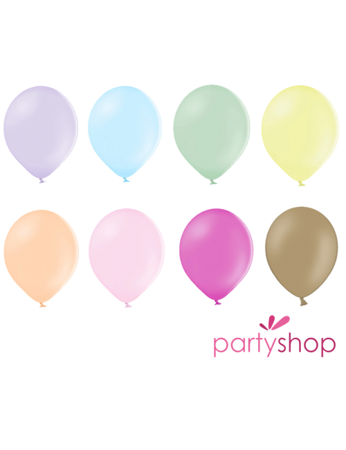 Inflated pastel balloon -...