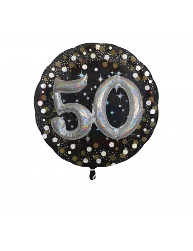 50 years 3D balloon