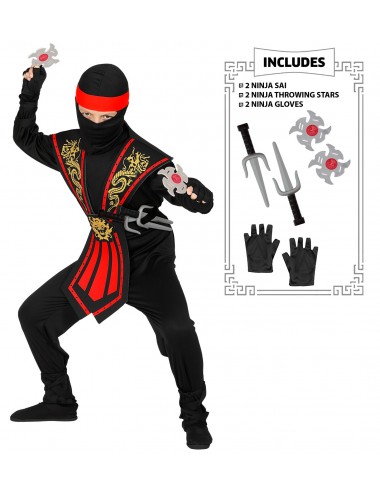 Kinder Ninja-Kostüm