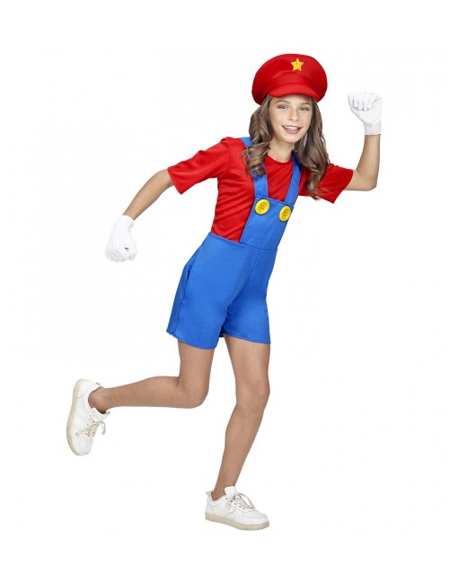 Déguisement enfant fille Super Mario