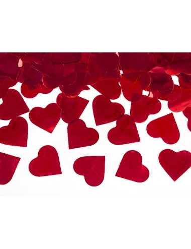 Confetti cannon red hearts...