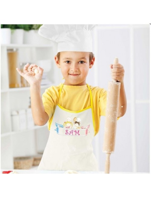 Tablier de cuisinier personnalisé Little Cooks