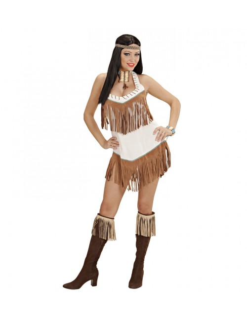 Amerindian woman dress short