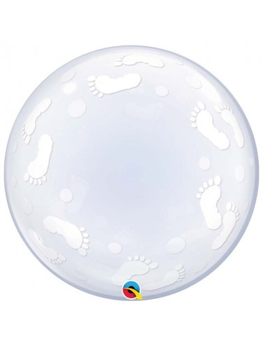 Bubble Baby Footprints