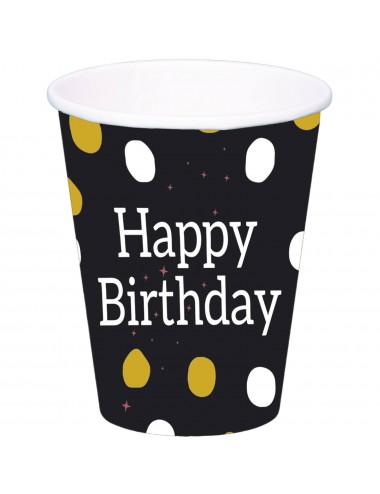 8 Cups "Happy Birthday"