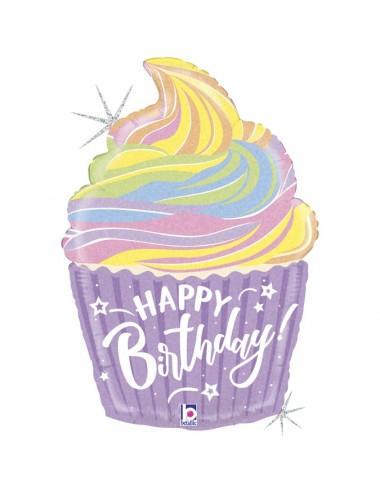 Ballon Cupcake Happy Birthday