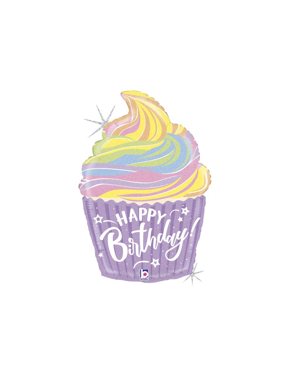 Ballon Cupcake Happy Birthday
