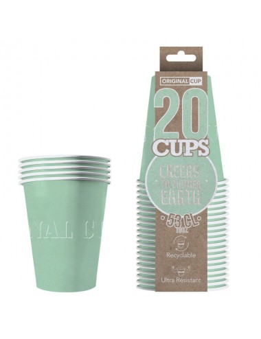 20 Paper Cup Vert