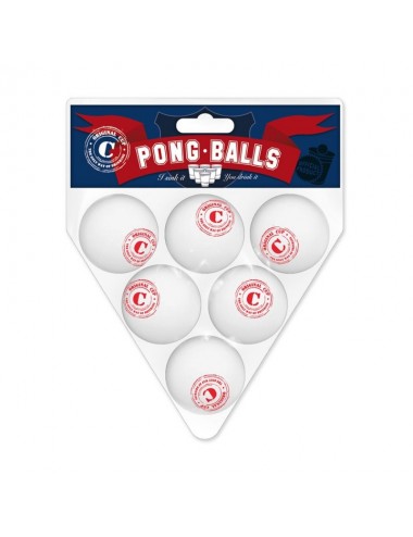 6 beer pong balls,