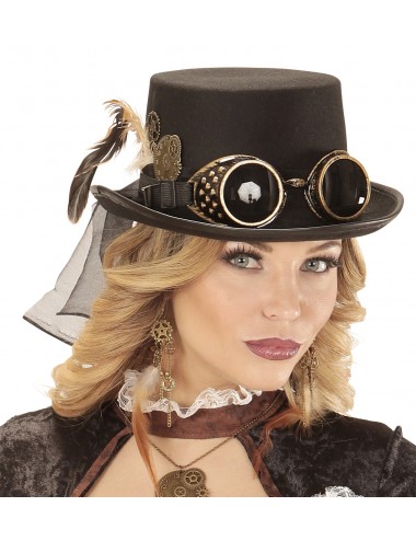 Steampunk Hat with Glasses