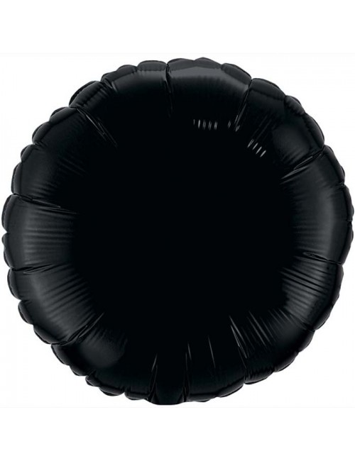 Ballon Rond 45 cm noir