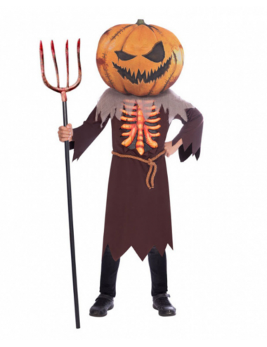 Costume Scary Pumpkin Big Head